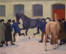 Concours à Tattersalls (Robert Polhill Bevan) - Muzeo.com