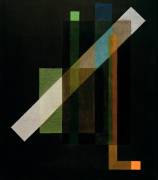 Construction / L. Moholy-Nagy / Painting, 1924 (Laszlo Moholy-Nagy) - Muzeo.com