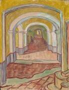Corridor in the Asylum (Vincent van Gogh) - Muzeo.com