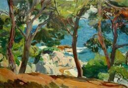 Costa de Santa Cristina, Lloret de Mar (Joaquin Sorolla y Bastida) - Muzeo.com