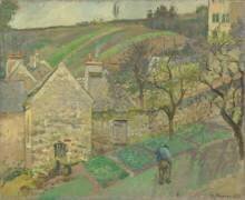 Coteau de L'Hermitage, Pontoise (Camille Pissarro) - Muzeo.com