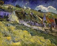 Cottages at Auvers-sur-Oise (Vincent van Gogh) - Muzeo.com