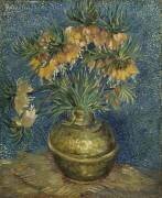 Crown imperial fritillaries in a copper vessel (Vincent van Gogh) - Muzeo.com