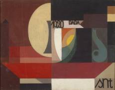 Dada composition (Flat head) (Sophie Taeuber-Arp) - Muzeo.com