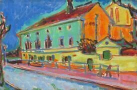 Dance Hall Bellevue (Ernst Ludwig Kirchner) - Muzeo.com
