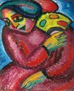 Dance with Yellow Fan (Alexej von Jawlensky) - Muzeo.com