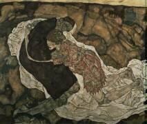 Death and the Maiden (Egon Schiele) - Muzeo.com