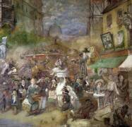 Decorative panel depicting Paris (Adolphe Léon Willette) - Muzeo.com
