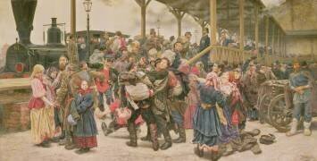 Departing for the War (Constantine Savitski) - Muzeo.com