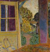 Door opening onto the Garden (Pierre Bonnard) - Muzeo.com