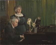 Edvard Grieg and Nina Grieg (Peder Severin Kröyer) - Muzeo.com