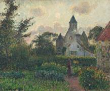 Eglise de Knocke (Belgique) (Camille Pissarro) - Muzeo.com