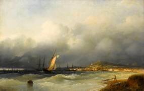 Entrée de port (Ivan Aivazovsky) - Muzeo.com