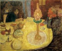 Evening under the lamp (Pierre Bonnard) - Muzeo.com
