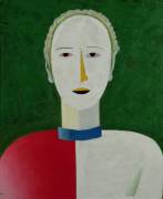 Female Portrait (Kazimir Malevitch) - Muzeo.com