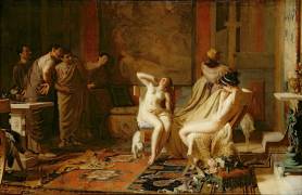 Female Slaves Presented to Octavian (Remy Cogghe) - Muzeo.com