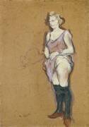 Femme de maison blonde (Henri de Toulouse-Lautrec) - Muzeo.com