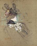 Femme de profil (madame Lucy) (Henri de Toulouse-Lautrec) - Muzeo.com