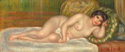 Femme nue couchée (Gabrielle) (Auguste Renoir) - Muzeo.com