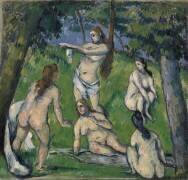 Five Bathers (Paul Cézanne) - Muzeo.com