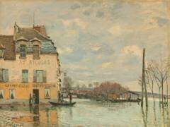 Flood at Port-Marly (Alfred Sisley) - Muzeo.com