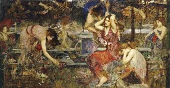 Flora and the Zephyrs (John William Waterhouse) - Muzeo.com