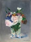 Flowers in a Crystal Vase (Edouard Manet) - Muzeo.com