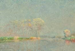 Fog on the Lys (Emile Claus) - Muzeo.com