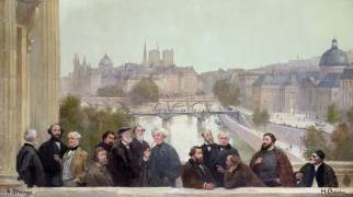 Fragment of the panorama of 'The History of the Century' (Henri Gervex) - Muzeo.com