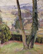 Frost and Mist (Lucien Pissarro) - Muzeo.com