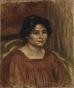 Gabrielle in a Red Dress (Auguste Renoir) - Muzeo.com