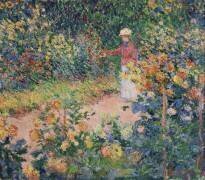 Garden at Giverny (Claude Monet) - Muzeo.com
