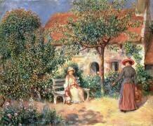 Garden Scene in Brittany (Auguste Renoir) - Muzeo.com