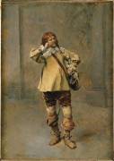 Gentilhomme frisant sa moustache (Jean-Louis-Ernest Meissonier) - Muzeo.com