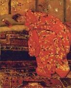 Girl in a Red Kimono (George Hendrik Breitner) - Muzeo.com