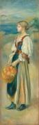 Girl with a Basket of Oranges (Auguste Renoir) - Muzeo.com