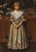 Girl with a Goldfish Bowl (Albert Herter) - Muzeo.com