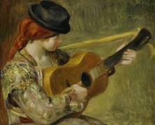 Girl with a Guitar (Auguste Renoir) - Muzeo.com