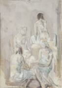 Girls' group (Léopold Gottlieb) - Muzeo.com