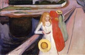Girls on the Bridge (Edvard Munch) - Muzeo.com