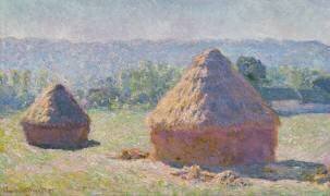 Grainstacks at the end of the Summer (Claude Monet) - Muzeo.com