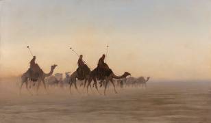 Great caravan of Mecca (Charles-Théodore Frère) - Muzeo.com
