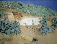 Gypsy House, Sacromonte, Granada (Joaquin Sorolla y Bastida) - Muzeo.com