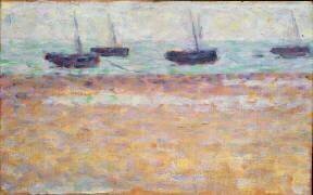 Harbor of Grandcamp (Georges Seurat) - Muzeo.com