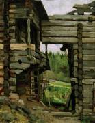 Hay barn (Akseli Gallen-Kallela) - Muzeo.com