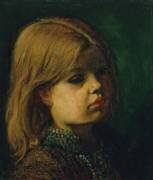 Head of a Girl (John Everett Millais) - Muzeo.com