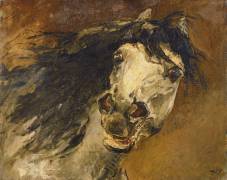Head of a Horse (Alfred Roll) - Muzeo.com