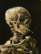 Head of a Skeleton with a Burning Cigarette (Vincent van Gogh) - Muzeo.com