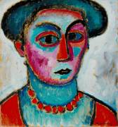 Head of a Woman (Alexej von Jawlensky) - Muzeo.com