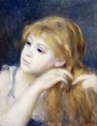 Head of a Young Girl (Auguste Renoir) - Muzeo.com
